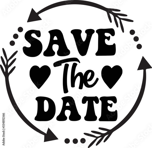 save the date SVG