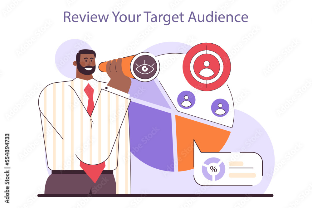 Review your target audience. Effective management and marketing strategy