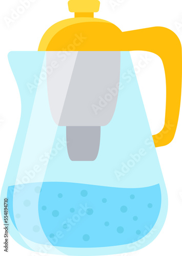 Water filter pitcher and dispenser Filtering