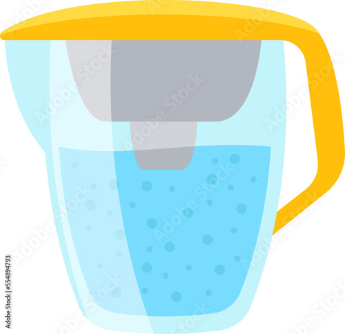 Water filter pitcher and dispenser Filtering