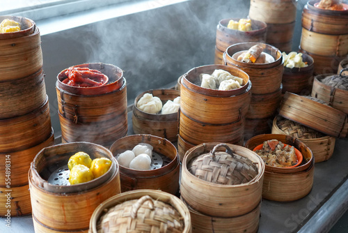 Dim sum is a large range of small Cantonese dishes that are traditionally enjoyed in restaurants for brunch. Most modern dim sum dishes are commonly associated with Cantonese cuisine, although dim sum © Faris Fitrianto