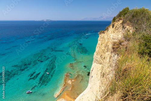 Klippen von Kap Drastis  Korfu  Griechenland