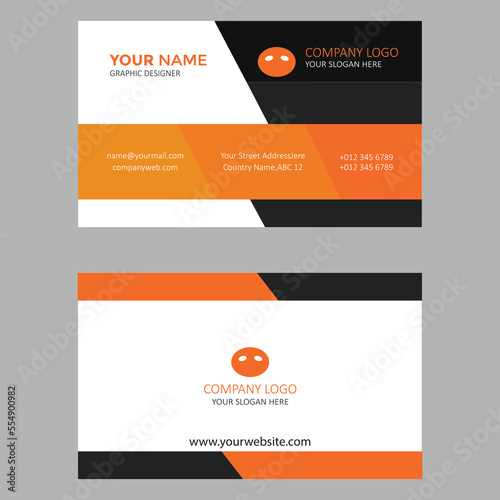 Business card design, business card template