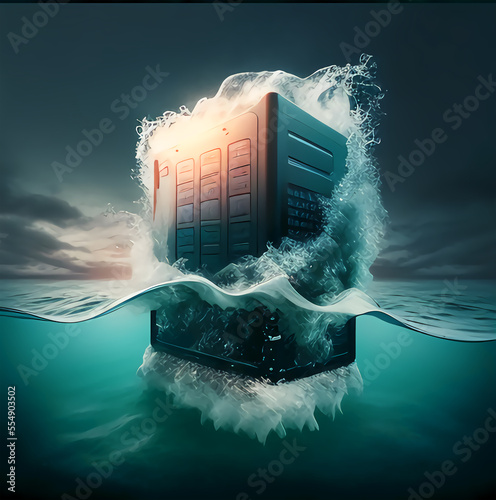 servers, heating, ocean, sustainability,  environment,  