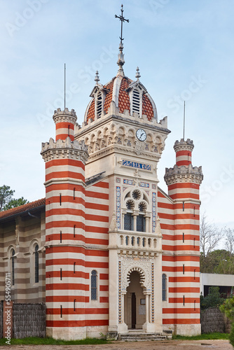 Picturesque chapel in Arcachon bay near Cape ferret. Aquitaine, France photo