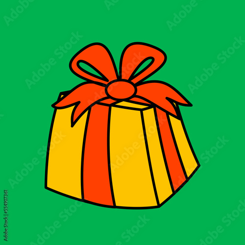 Merry Christmas and Happy New year trendy retro cartoon characters. Groovy hi...