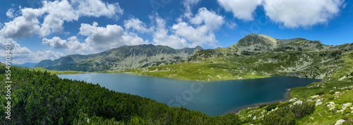 lake in the mountains of Romania - Retezat, lacul Bucura photo