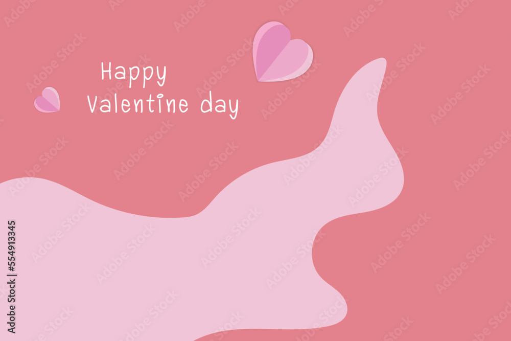 valentine's day background, paper heart elements, balloons, sky valentine's day background, paper heart elements, balloons, sky