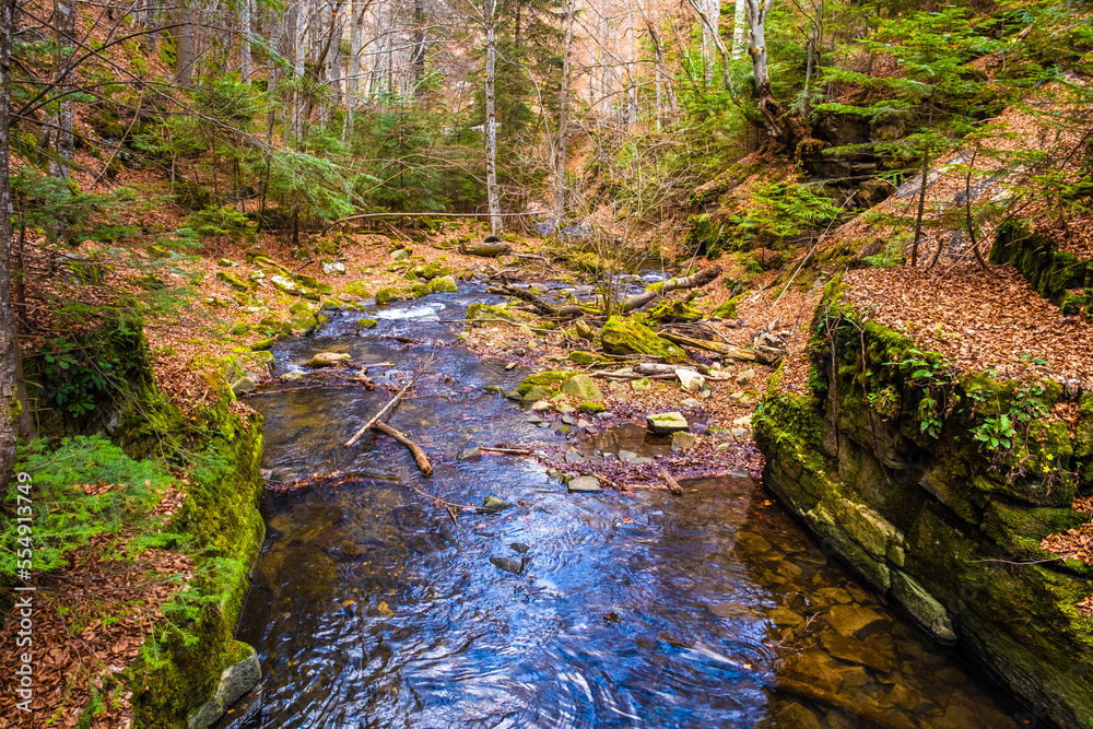 Obraz premium Sitovski waterfall in fall near Plovdiv in Bulgaria