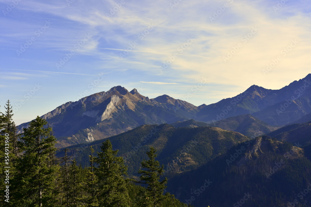 Tatry Bielskie, góry, Hawrań, Murań, Słowacja, TANAP, 