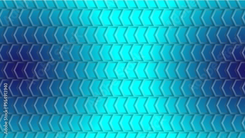 Teal and purple color gradient background with an arrow pattern.