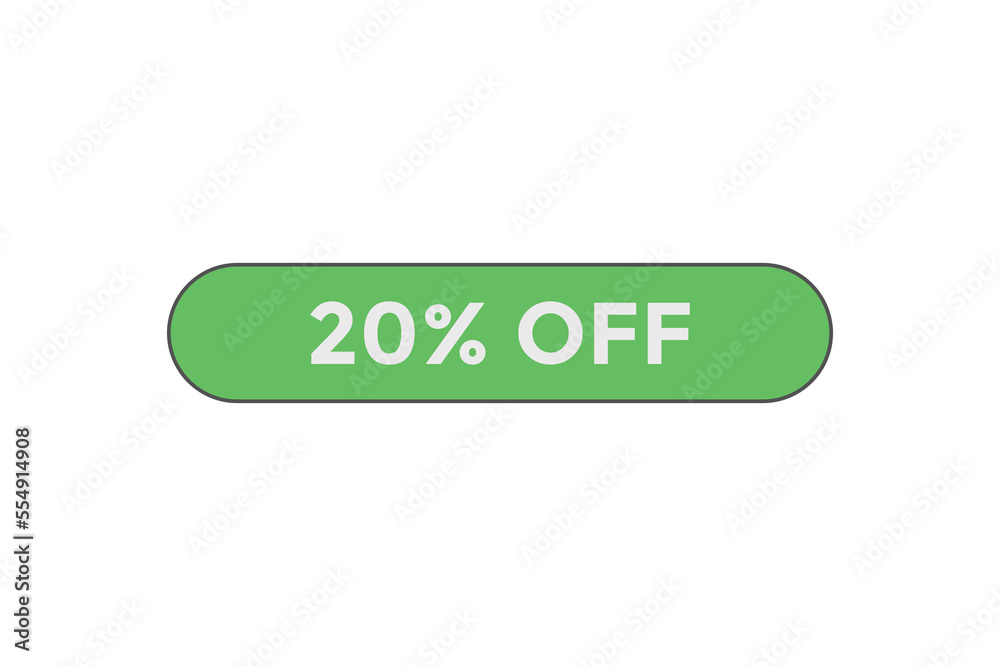 20% off special offers. Marketing sale banner for discount offer. Hot sale, super sale up to 20% off sticker label template
20% off special offers. Marketing sale banner for discount offer. Hot sale, super sale up to 20% off sticker label template