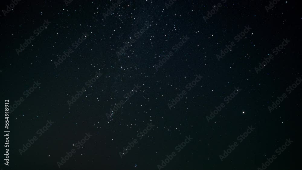 Night sky milky way galaxy.  Blue night sky with infinity stars.  The universe from earth.