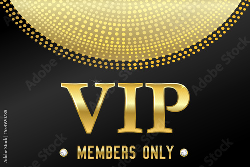 luxury gold and black premium vip card for club members only, golden disco ball