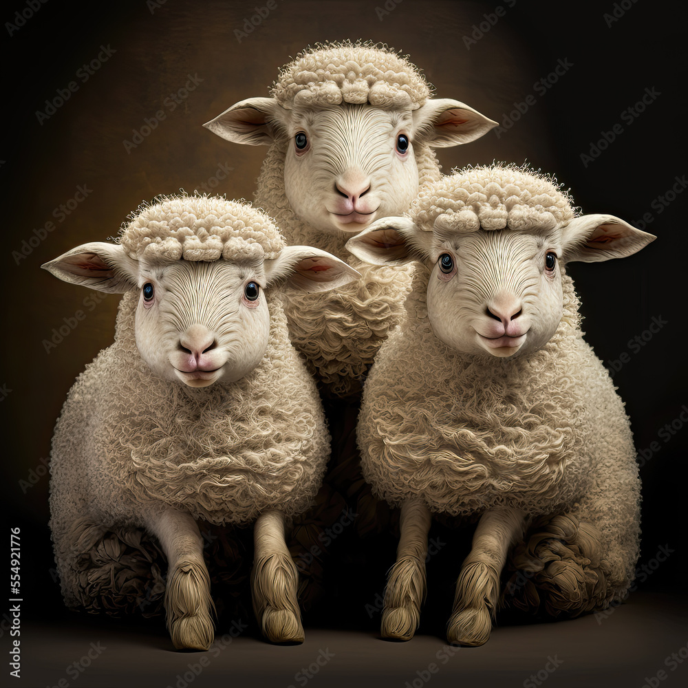 Obraz premium Lambs and Co