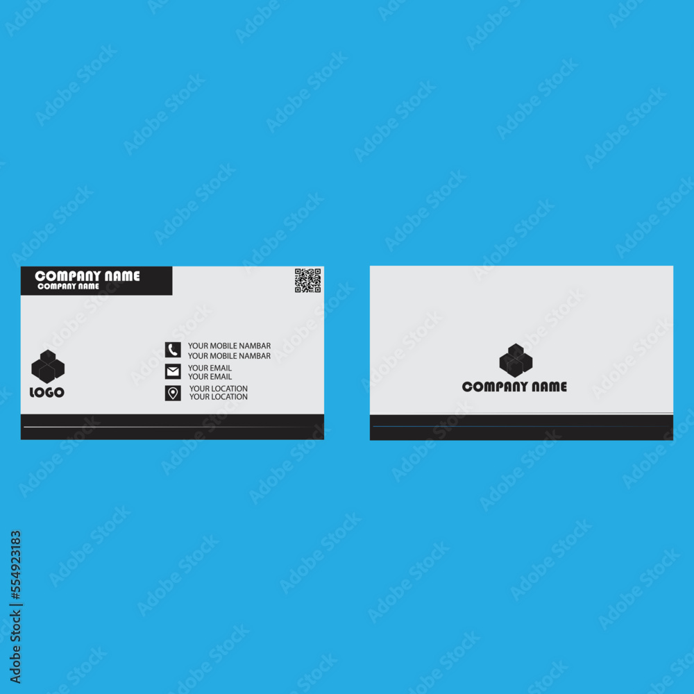 sample business card template design