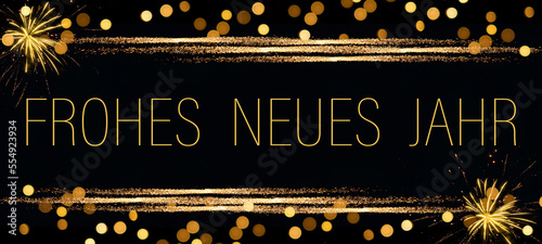 Photography Frohes neues Jahr 2024 Silvester Neujahr Feiertag Banner Grußkarte Illustration