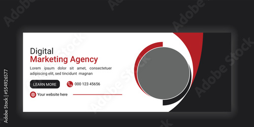 Digital marketing agency facebook cover banner design