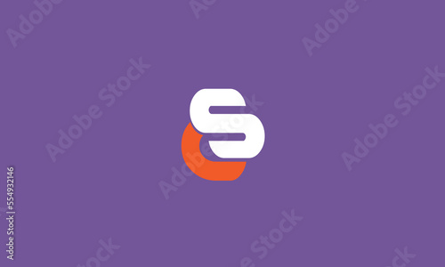 Initial based letter icon logo CS SC C S