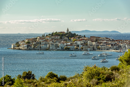 The islet of Primosten; Primosten, Croatia