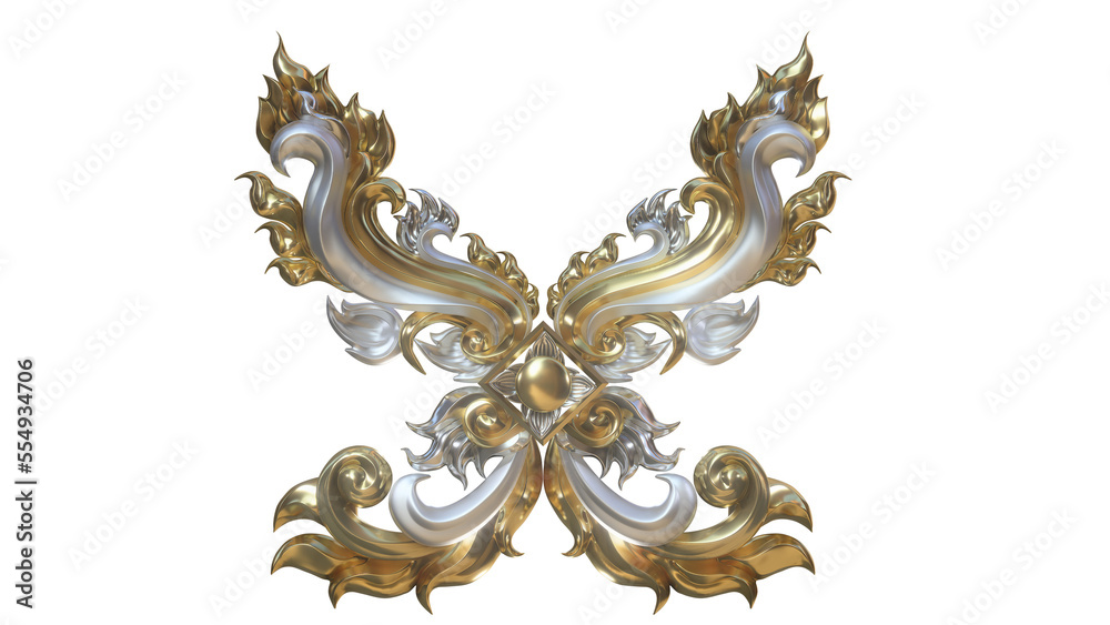 golden dragon ornament