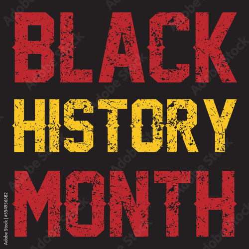 BLACK HISTORY MONTH t-shirt design