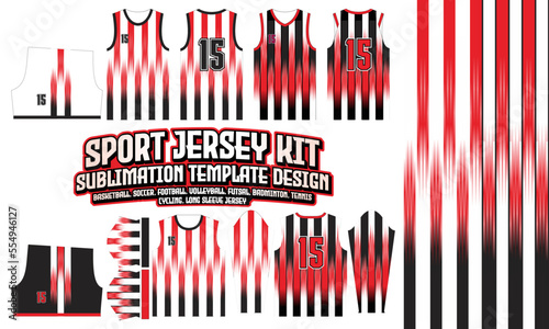 sport Jersey Apparel Sport Wear Sublimation pattern Design 275 for Soccer Football E-sport Basketball volleyball Badminton Futsal t-shirt