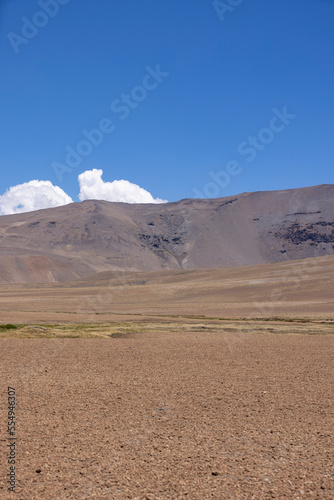 Landscape at Paso Vergara - crossing the border from Chile to Argentina while traveling South America