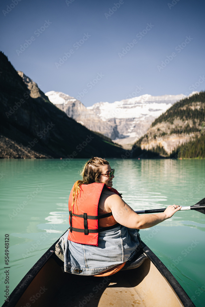 person on a kayak