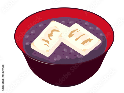 お餅入りのお汁粉
