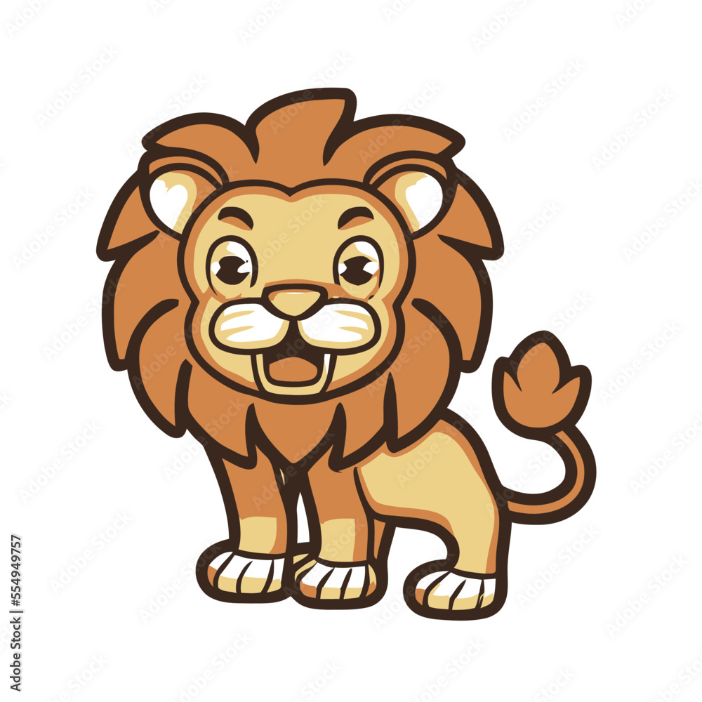 Vector illustration of a Baby Lion Vector illustration of a Baby Lion