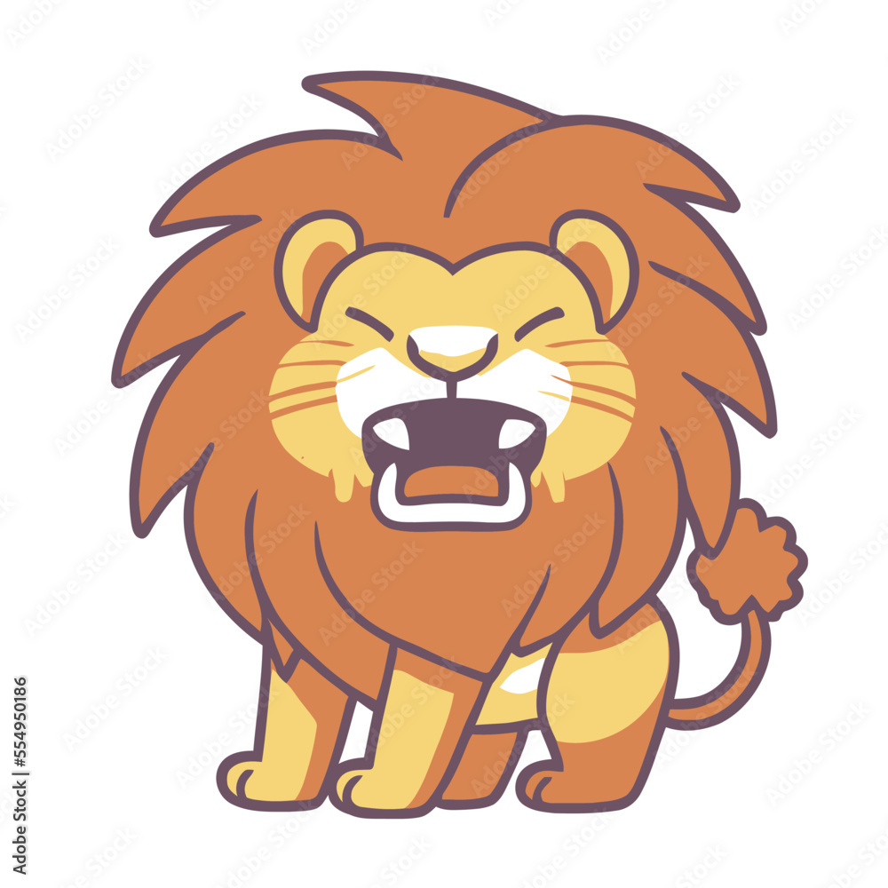 Vector illustration of a Baby Lion Vector illustration of a Baby Lion