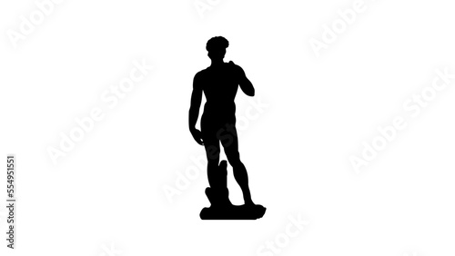 David  Michelangelo silhouette