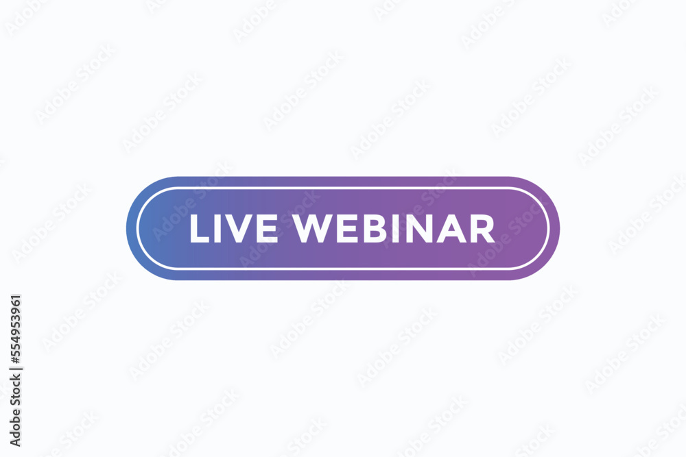 live webinar button vectors. sign label speech bubble live webinar
live webinar button vectors. sign label speech bubble live webinar