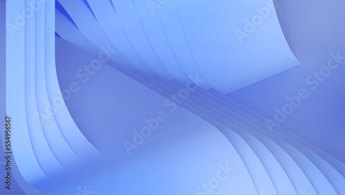 Abstract Background. Creative idea Paper Cut and digital wave for Business goal concept and success of folding paper with design on white background. Inspiration  copy space  software- 3d Rendering