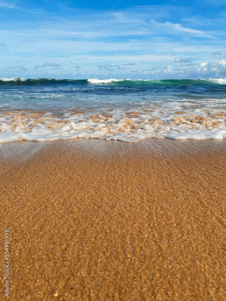 sand beach and sea
