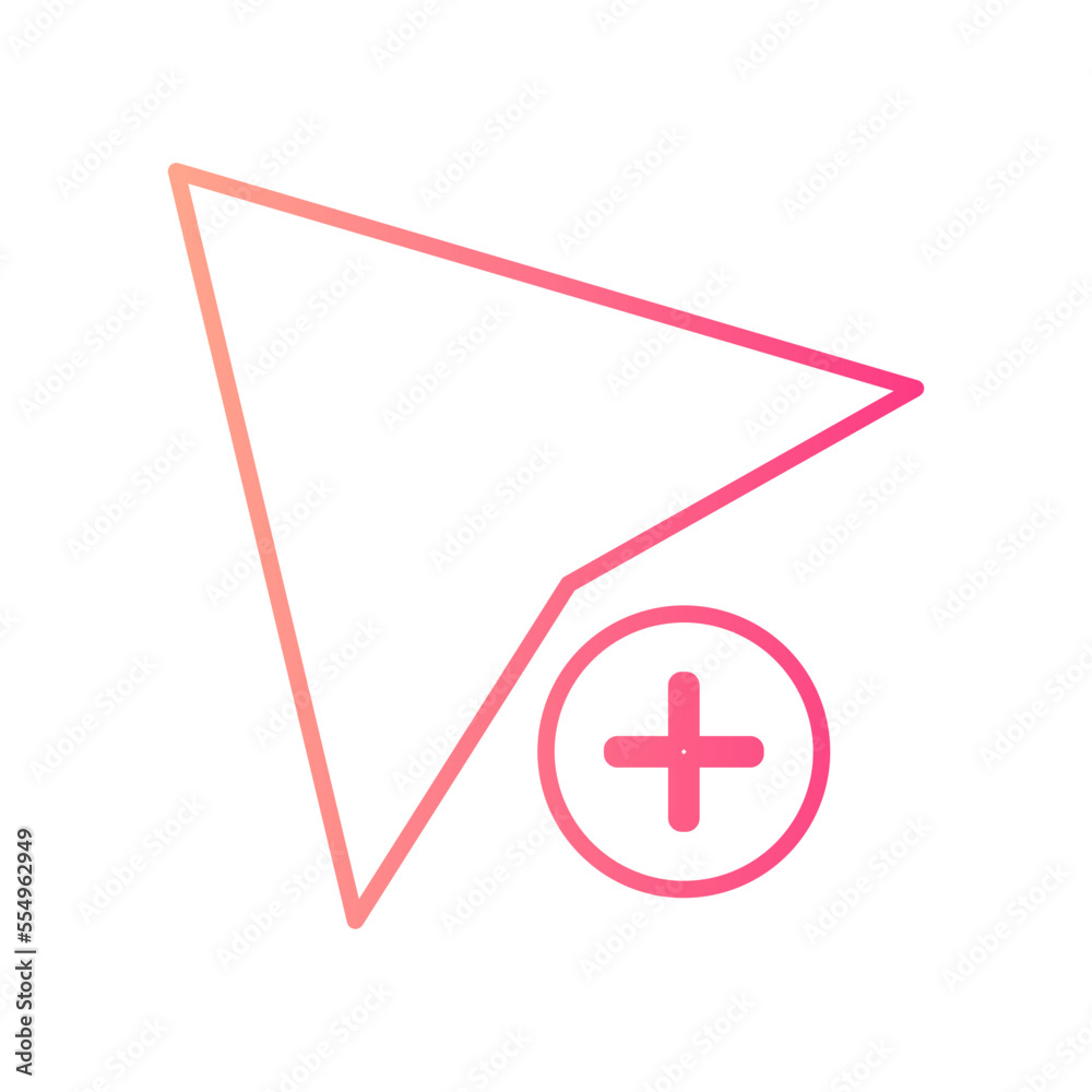 cursor gradient icon cursor gradient icon
