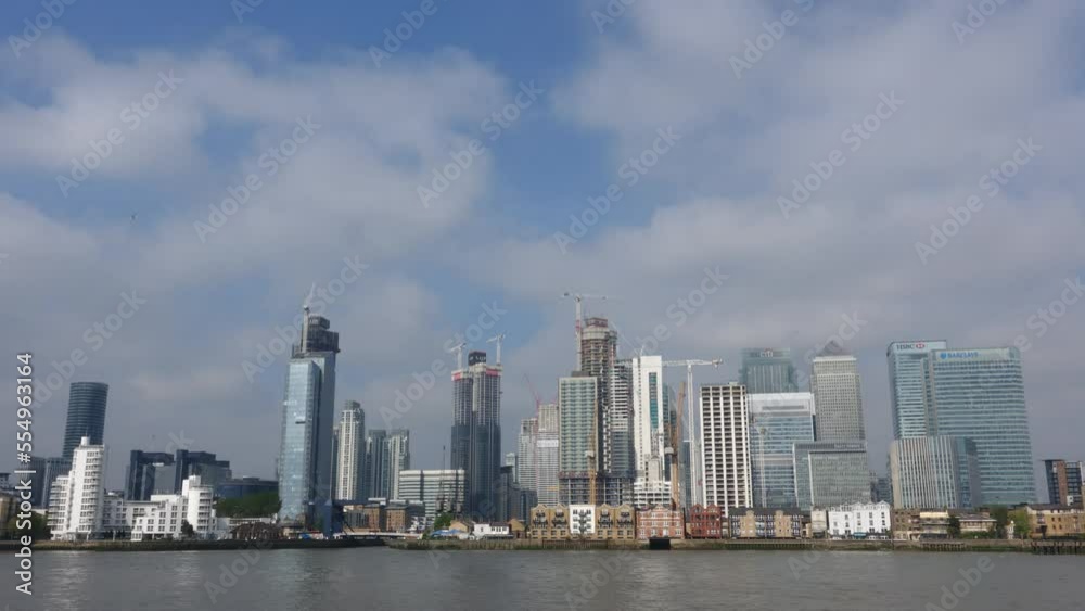 city skyline London Timelapse