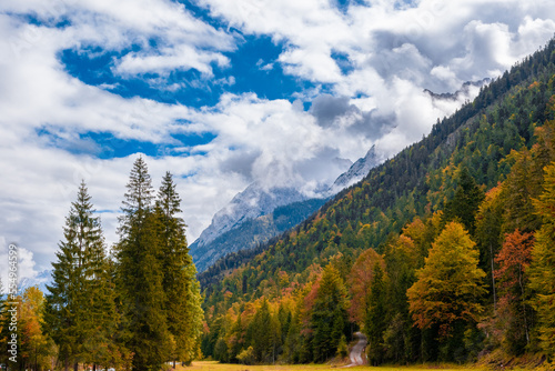 autumn in the alps (Ahornboden/Eng Valley, Tyrol, Austria)
