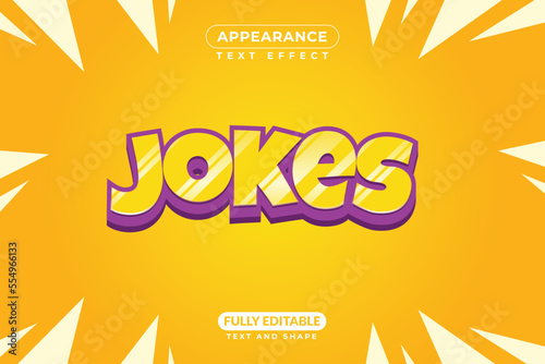 Editable Text Effect Jokes Effect Style Text