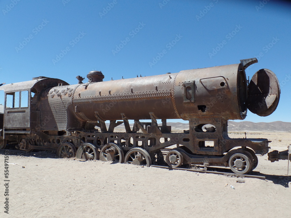 Uyuni Train Graveyard, Bolivia