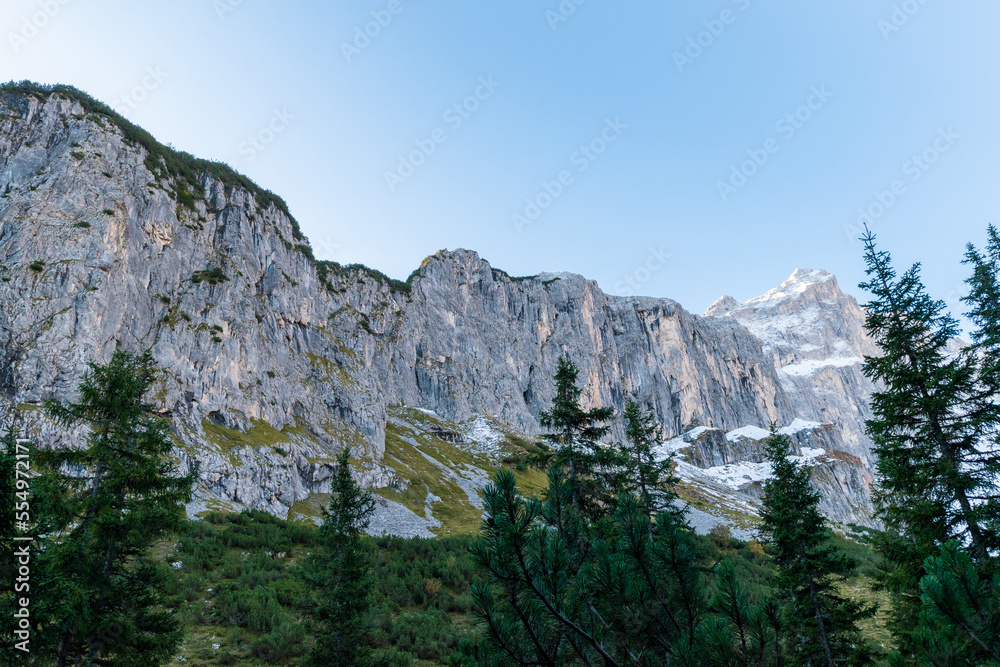 Rock massifs near the Sulzfluh (Vorarlberg, Austria)