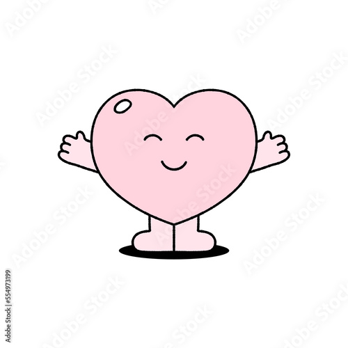 cute heart characters