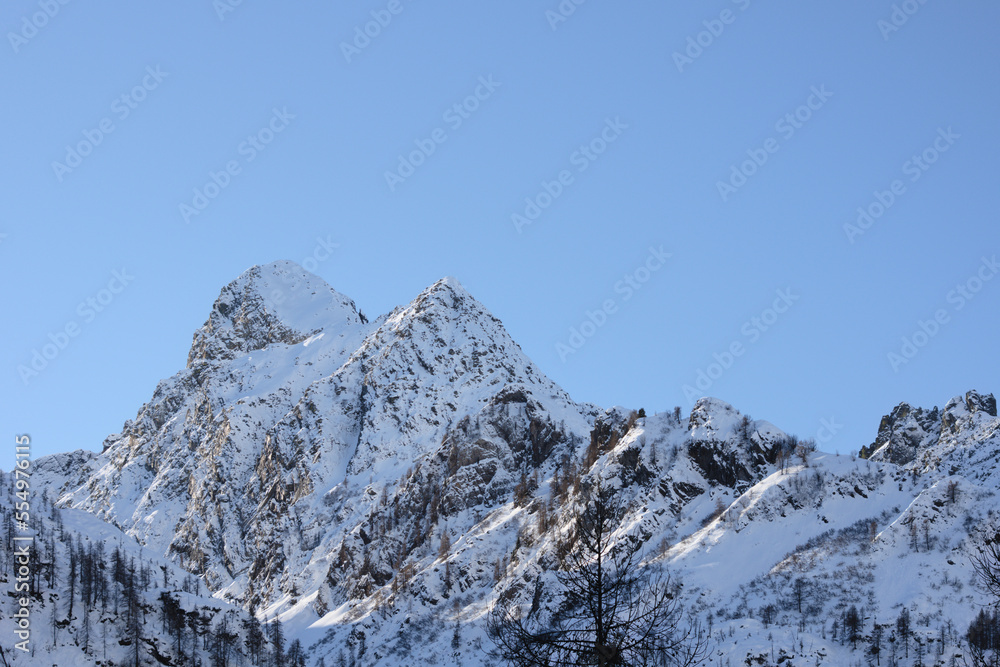 Mountain peak Pizzo Torretta. Orobie ( Bergamo Alps ), Lombardy, Italy