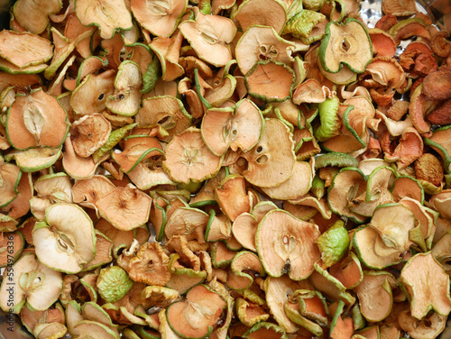 dried apple slices, dried fruits, dried green apples,