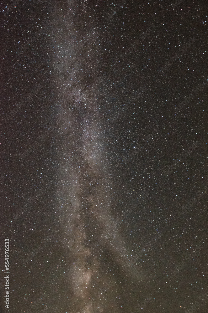 Fototapeta premium Starry night with the milky way in the alps 