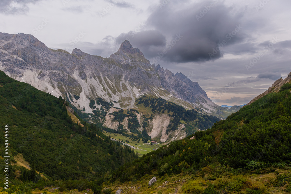 mountains panorama in the alps (Austria)