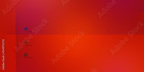 business card red and yellow wall with light © Aleksandar