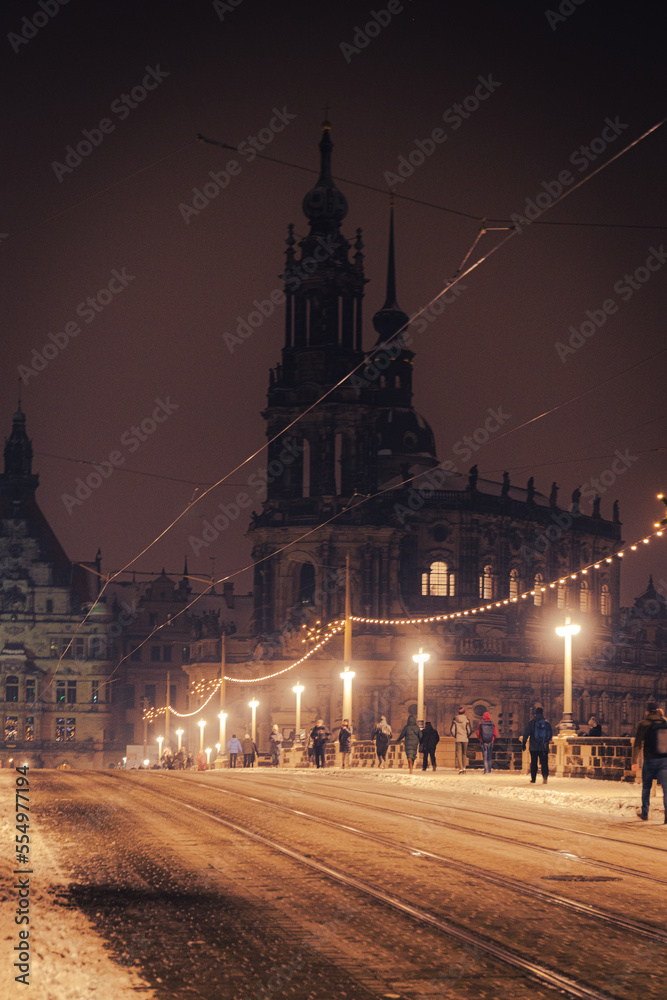 Fototapeta premium dresden by night