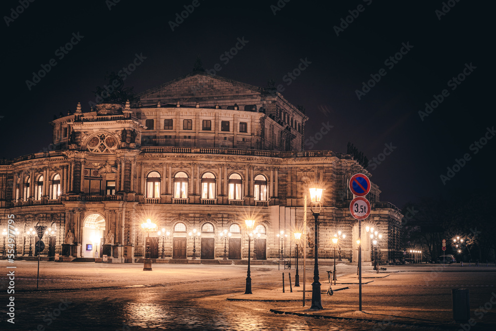 Obraz premium city at night